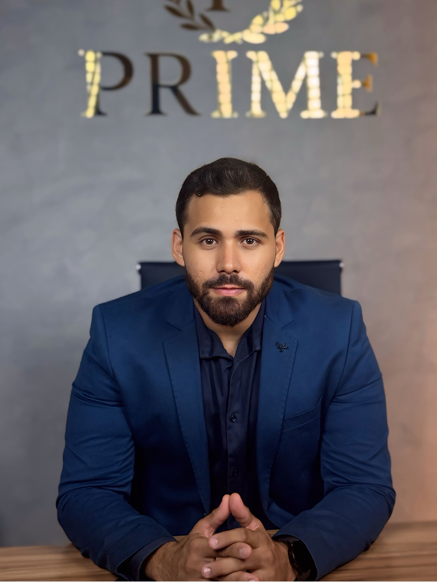 Dr. João Victor, especialista em Implantodontia e Prótese Protocolo da Prime Odontologia